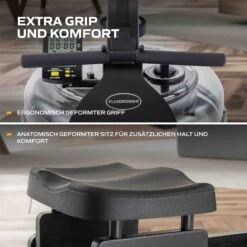 Fluid Rower Rudergerät Apollo Plus Black -Cardio Fitness Verkäufe 22FAPP00B0 6 DE