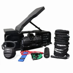 Primal Personal Series HIIT Bench Inkl. Zubehör Und Hanteln