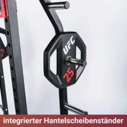 FUEL Fitness HR400 Half Cage Mit Hantelscheibenständer -Cardio Fitness Verkäufe fuel fitness hr300 half rack suat rack integrierter hantelscheibenstaender 500