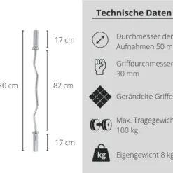 FUEL Fitness Olympia SZ Curlstange 120cm Inkl. Schnellverschlüsse 13 FUEL Fitness Olympia SZ Curlstange 120cm Inkl. Schnellverschlüsse -Cardio Fitness Verkäufe fuel fitness olympia sz curlstange 120cm technische angaben 1000x1000 2022