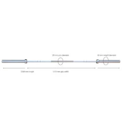 Gymleco Olympia Langhantelstange 220cm