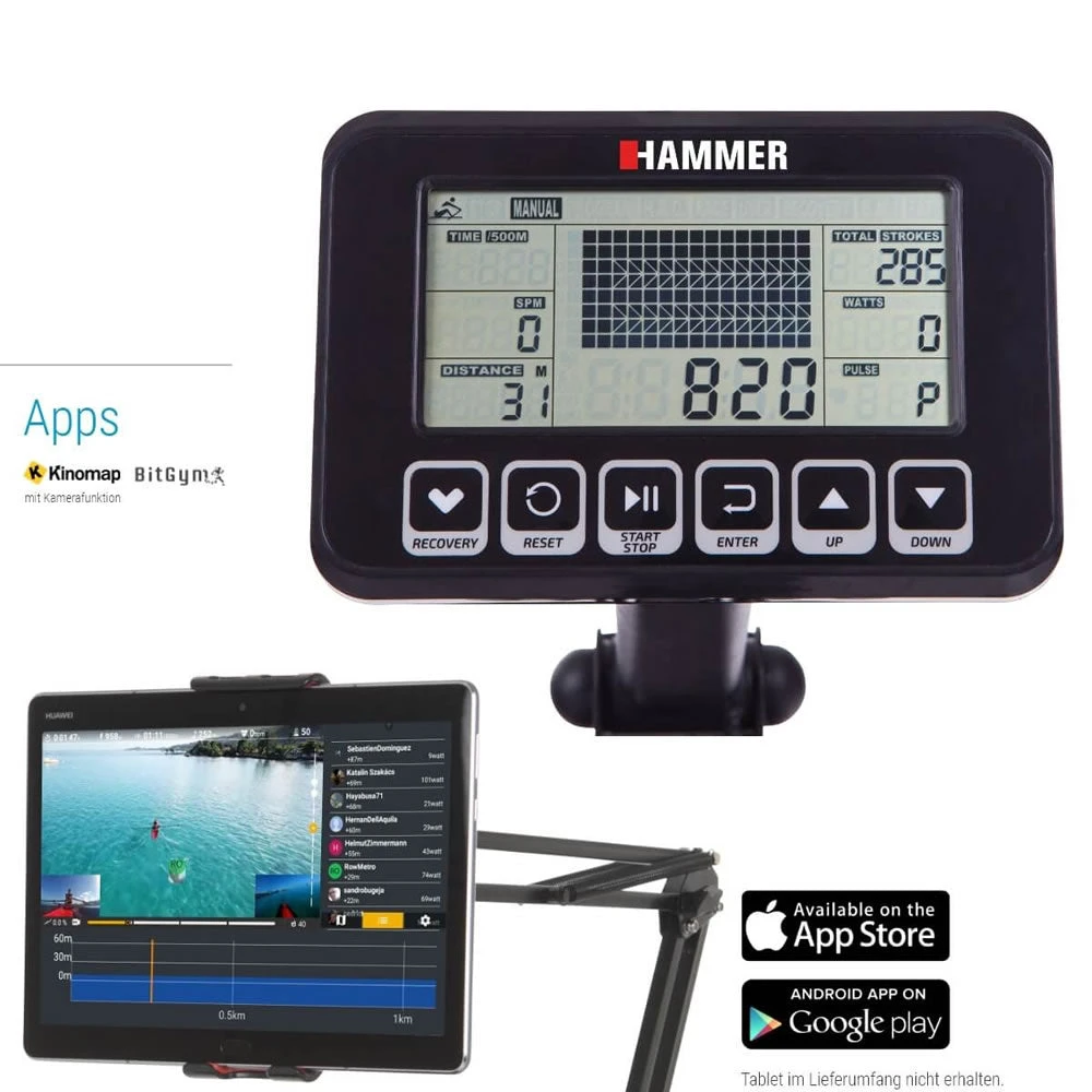 Hammer Rudergerät Ocean One 8 Hammer Rudergerät Ocean One – Bild 8