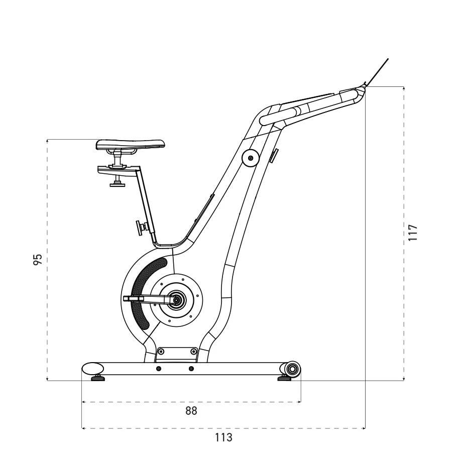 NOHRD Bike V.2 Nussbaum Fahrradergometer 2 NOHRD Bike V.2 Nussbaum Fahrradergometer – Bild 2