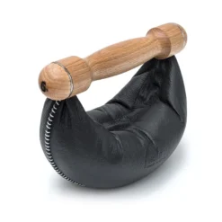 NOHrD Swing Hanteln Eiche/Schwarzleder Hantelpaar