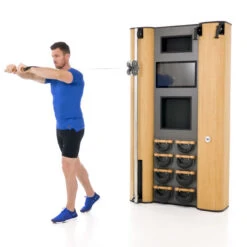 NOHrD Wall Compact Eiche -Cardio Fitness Verkäufe nohrd wall compact uebung brustpresse 1 1
