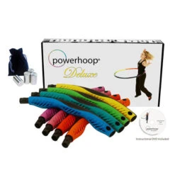 Powerhoop Deluxe Hula-Hoop-Reifen -Cardio Fitness Verkäufe pddlx 1 powerhoop deluxe 2 500 2015