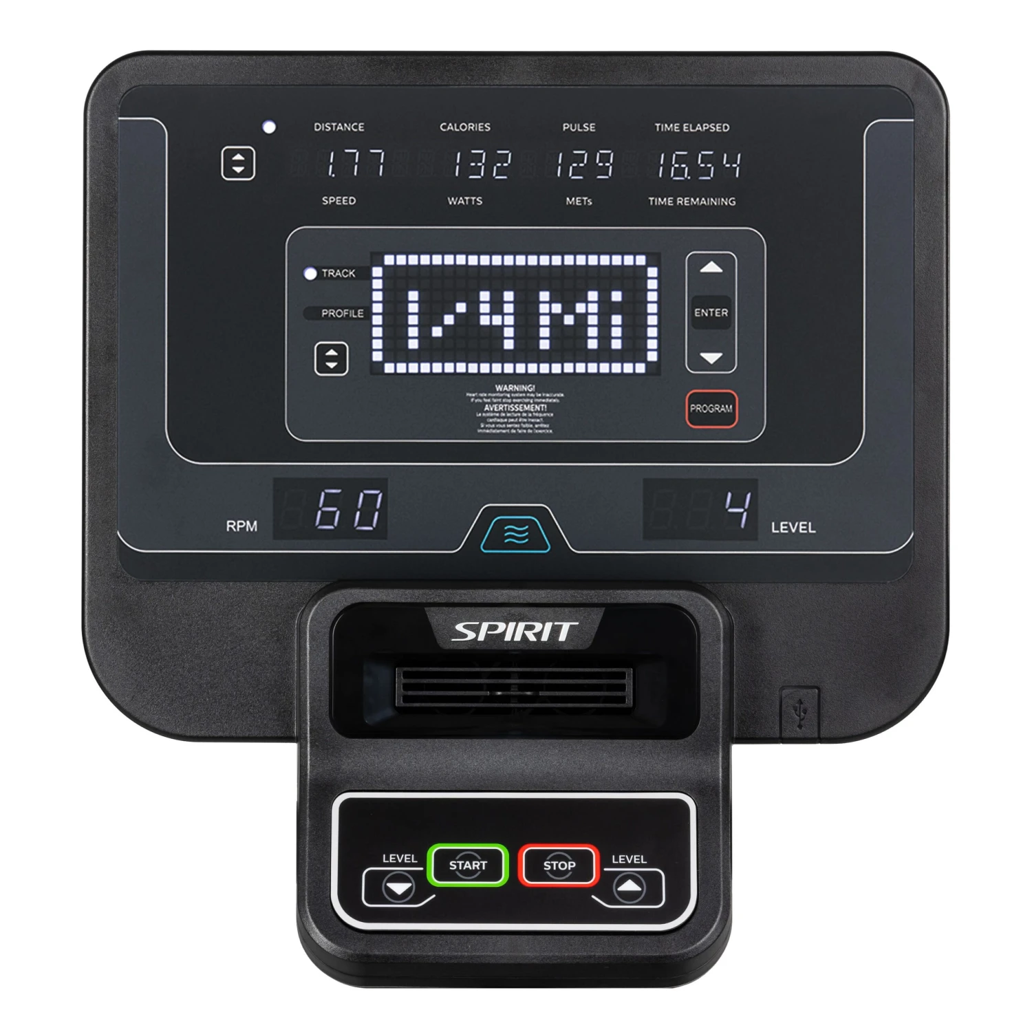 Spirit Fitness Liegeergometer CR800+ LED 5 Spirit Fitness Liegeergometer CR800+ LED – Bild 5