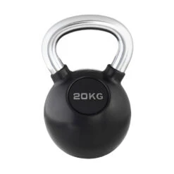 Trendy Kettlebell Chrom-Gummi 4-36kg -Cardio Fitness Verkäufe trendy sport kettlebell chrom gummi 20kg 1000x1000 1 1