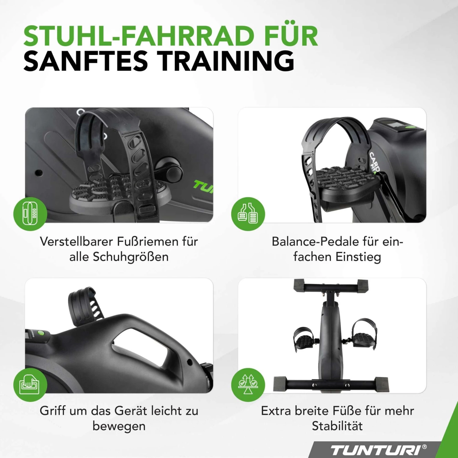 Tunturi Mini Heimtrainer Cardio Fit M40 5 Tunturi Mini Heimtrainer Cardio Fit M40 – Bild 5