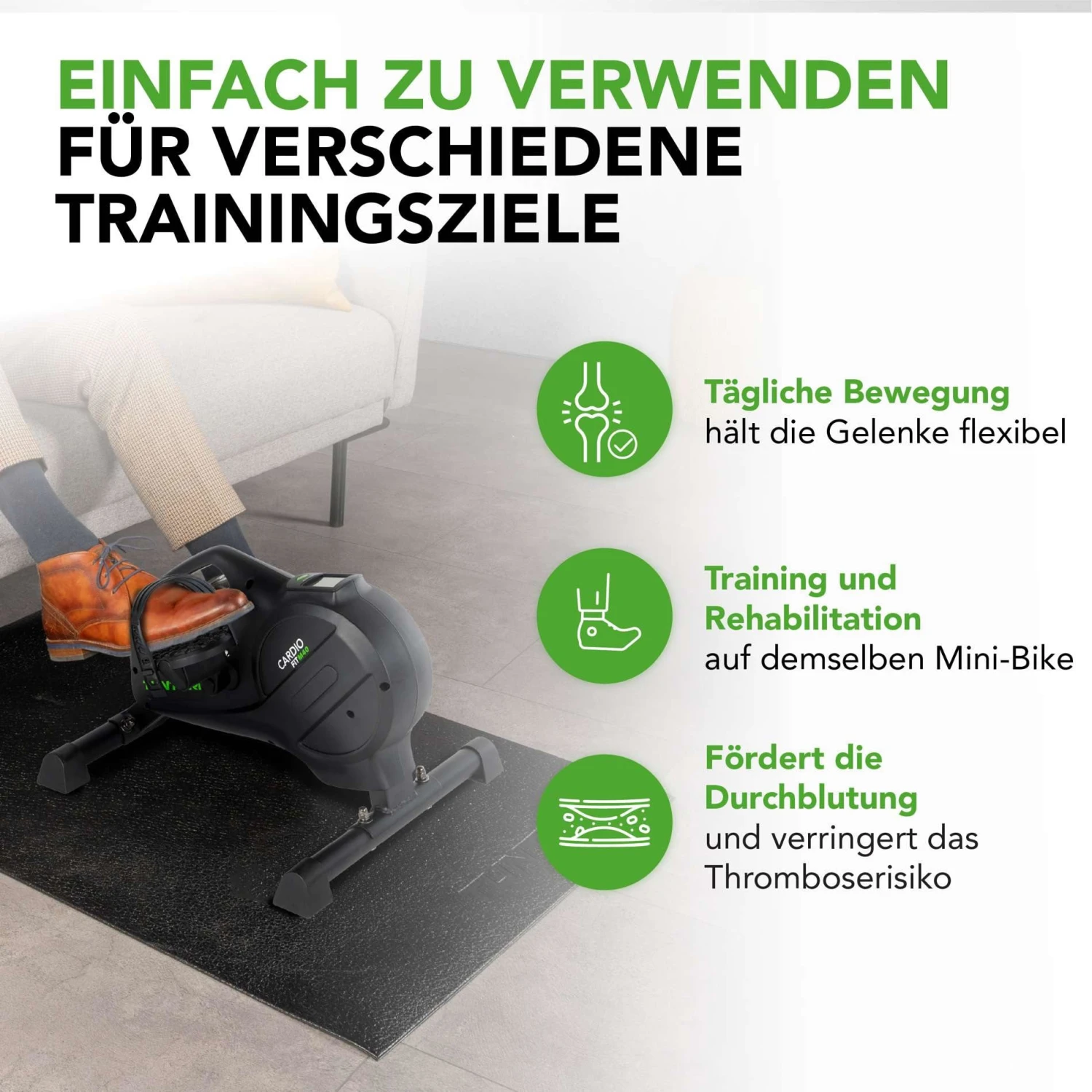 Tunturi Mini Heimtrainer Cardio Fit M40 4 Tunturi Mini Heimtrainer Cardio Fit M40 – Bild 4