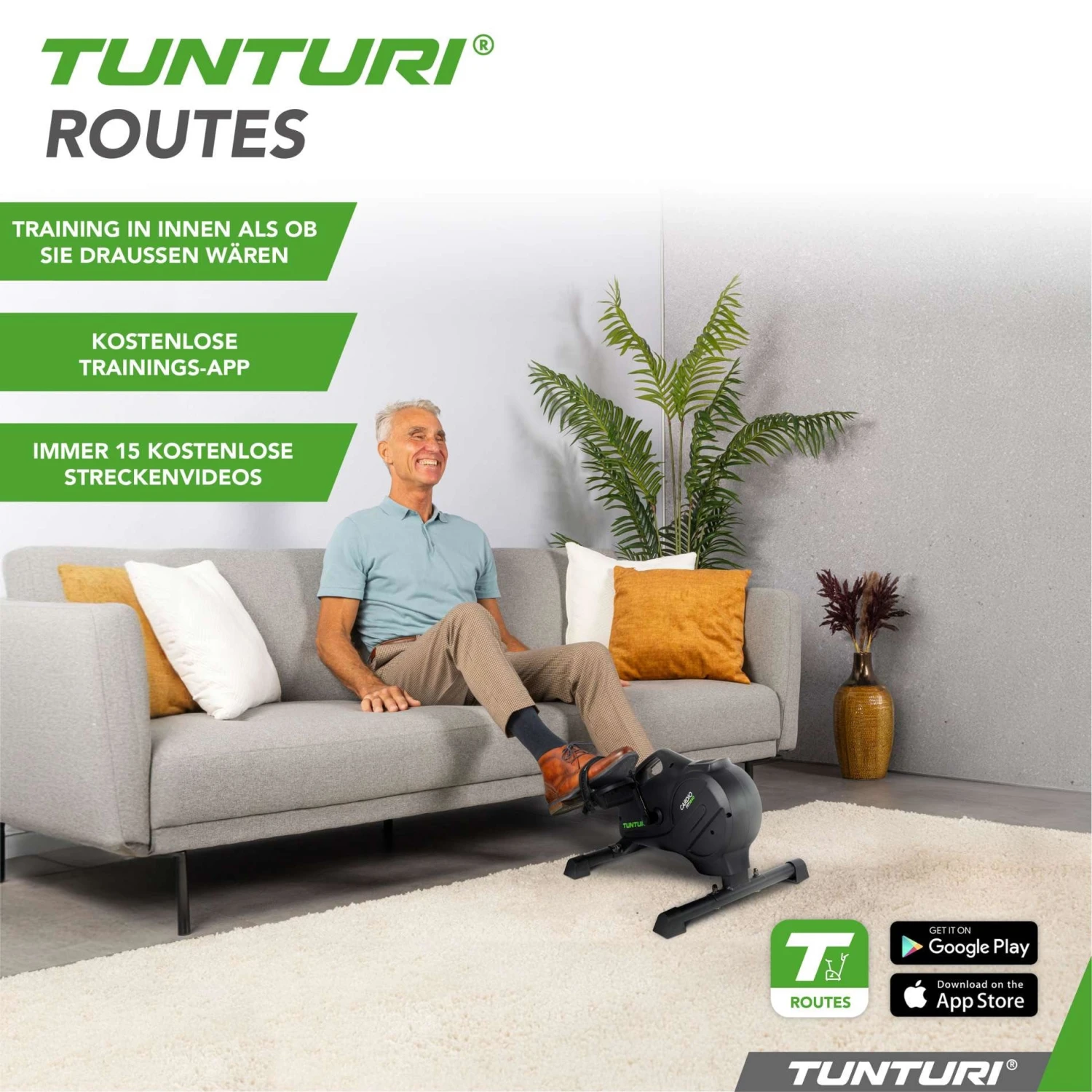 Tunturi Mini Heimtrainer Cardio Fit M40 2 Tunturi Mini Heimtrainer Cardio Fit M40 – Bild 2