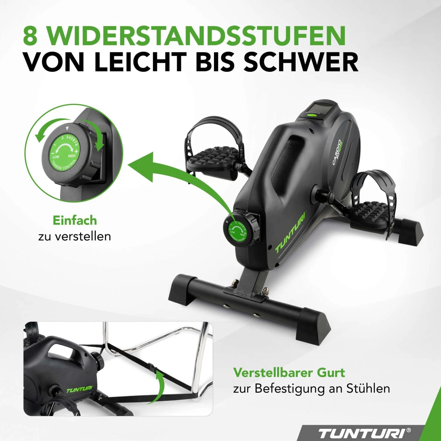 Tunturi Mini Heimtrainer Cardio Fit M40 8 Tunturi Mini Heimtrainer Cardio Fit M40 – Bild 8