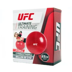 UFC FITBALL Gymnastikball -Cardio Fitness Verkäufe ufc fittball gymnastikball 65cm rot verpackung 1000x1000 1