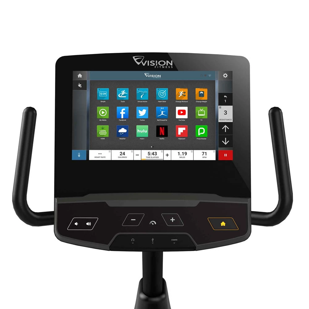 Vision Fitness Liegeergometer R600E 4 Vision Fitness Liegeergometer R600E – Bild 4