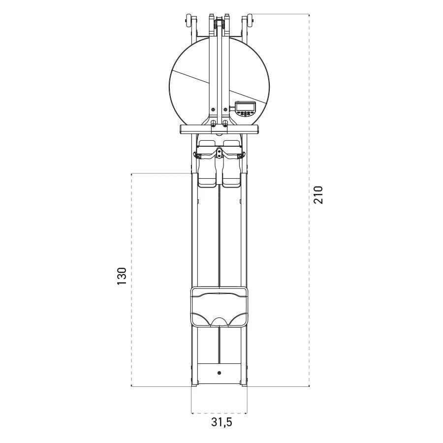 Waterrower Rudergerät Eiche Vintage 9 Waterrower Rudergerät Eiche Vintage – Bild 9